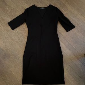Piazza Sempione Classic Black Dress  - Small